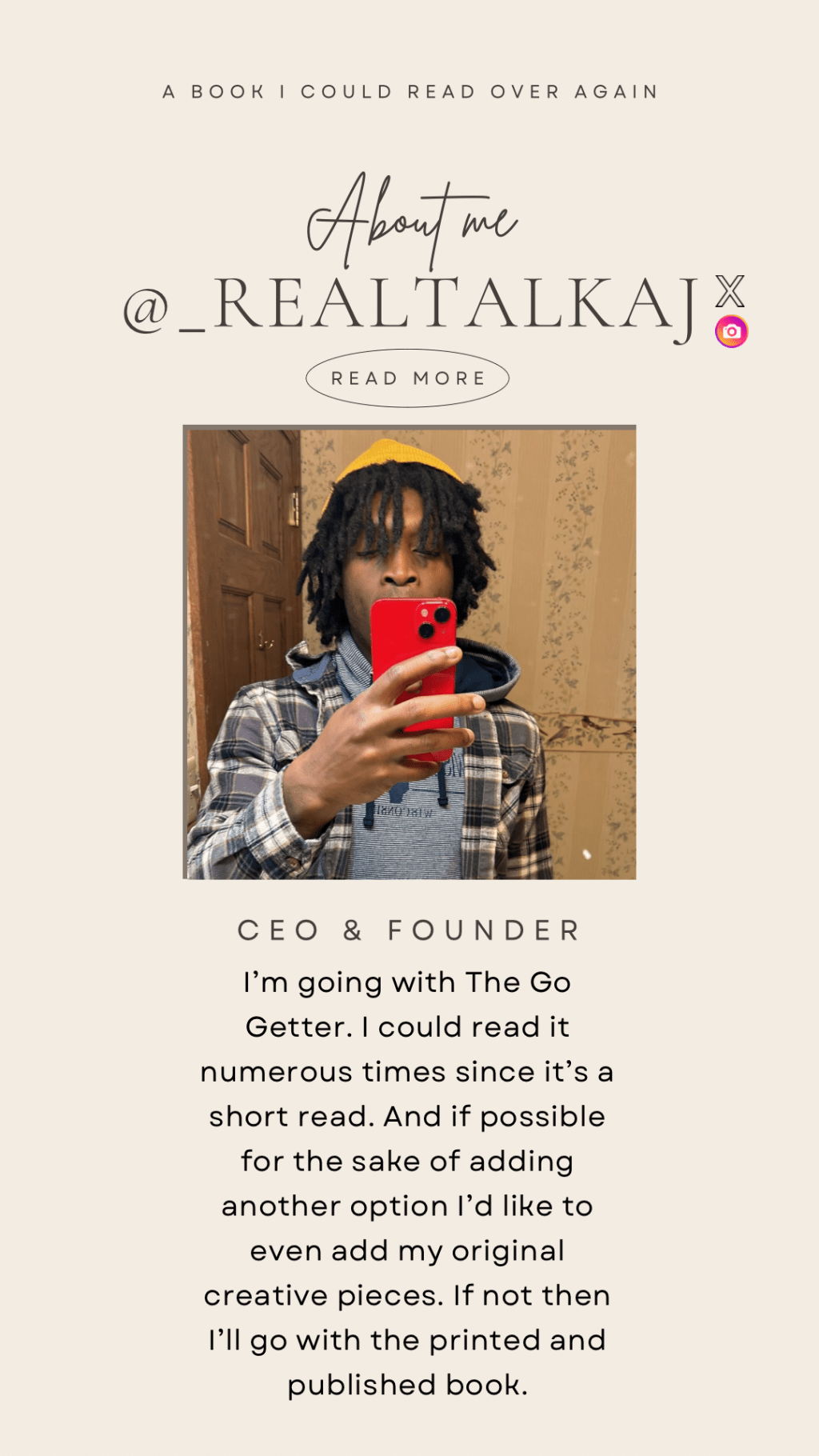 A book I could read over again