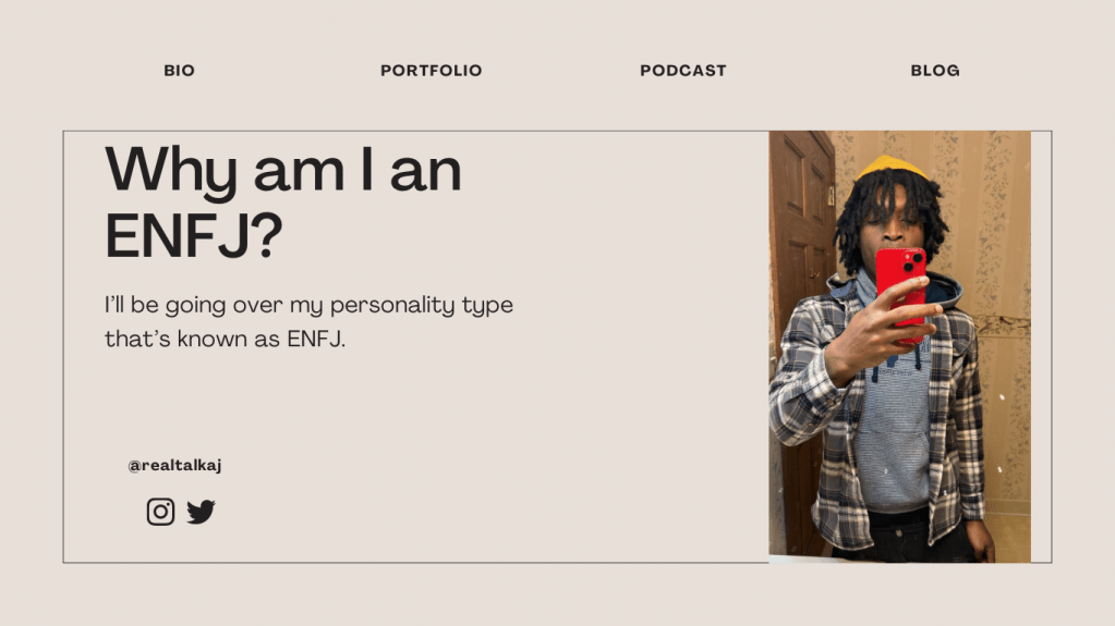 Why am I an ENFJ? (My&nbsp;thoughts)