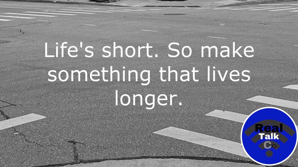 The legacy I want to leave behind