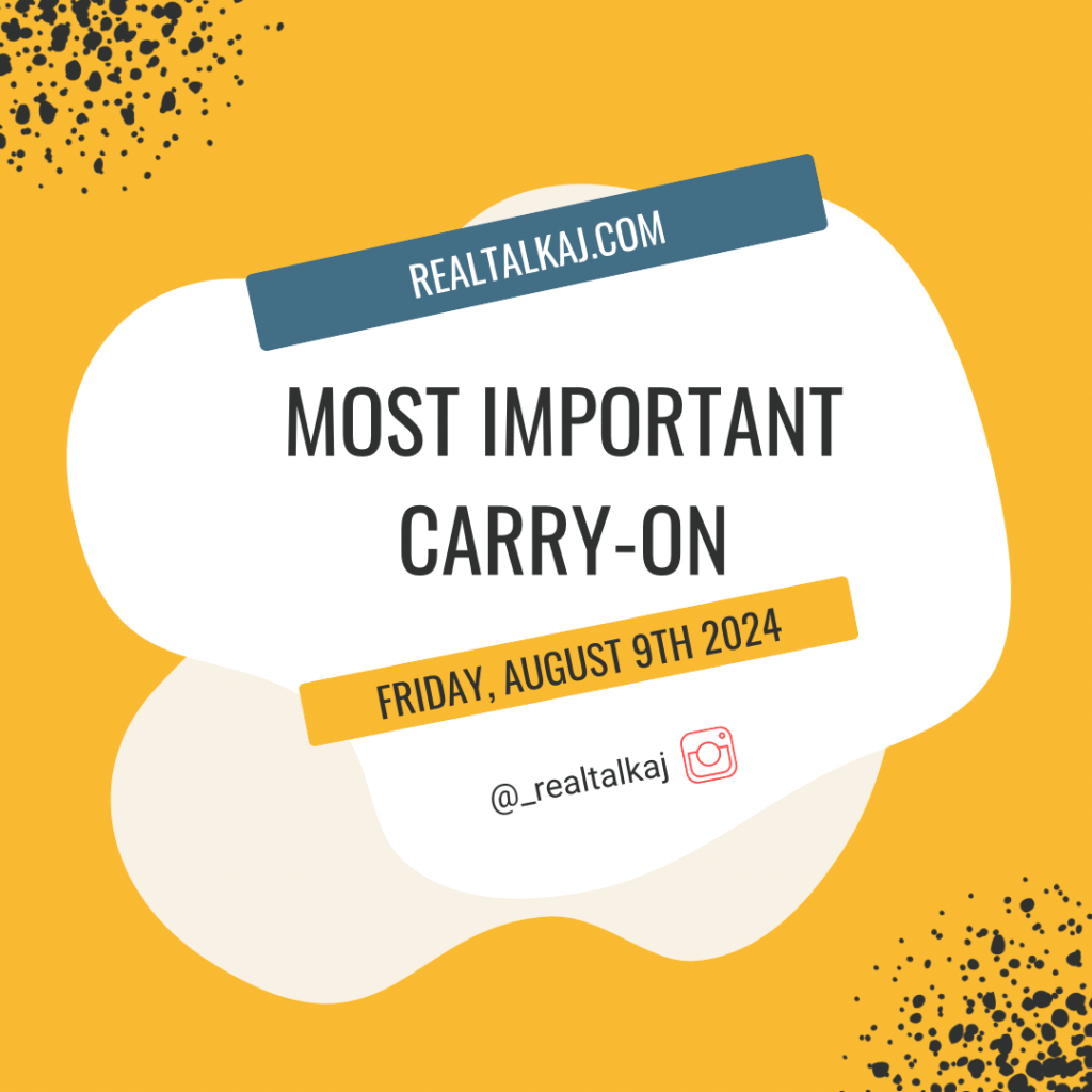 Most Important Carry-On